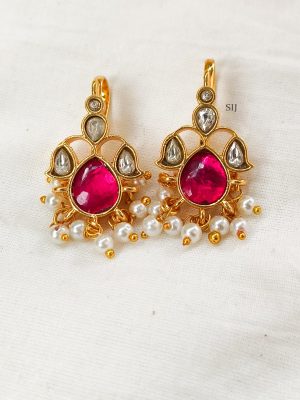Pearl Jadau Bugadi Ear Cuffs
