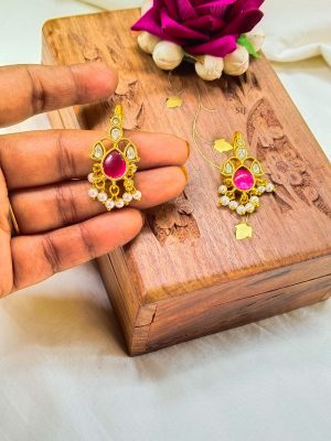 Pearl Jadau Bugadi Ear Cuffs
