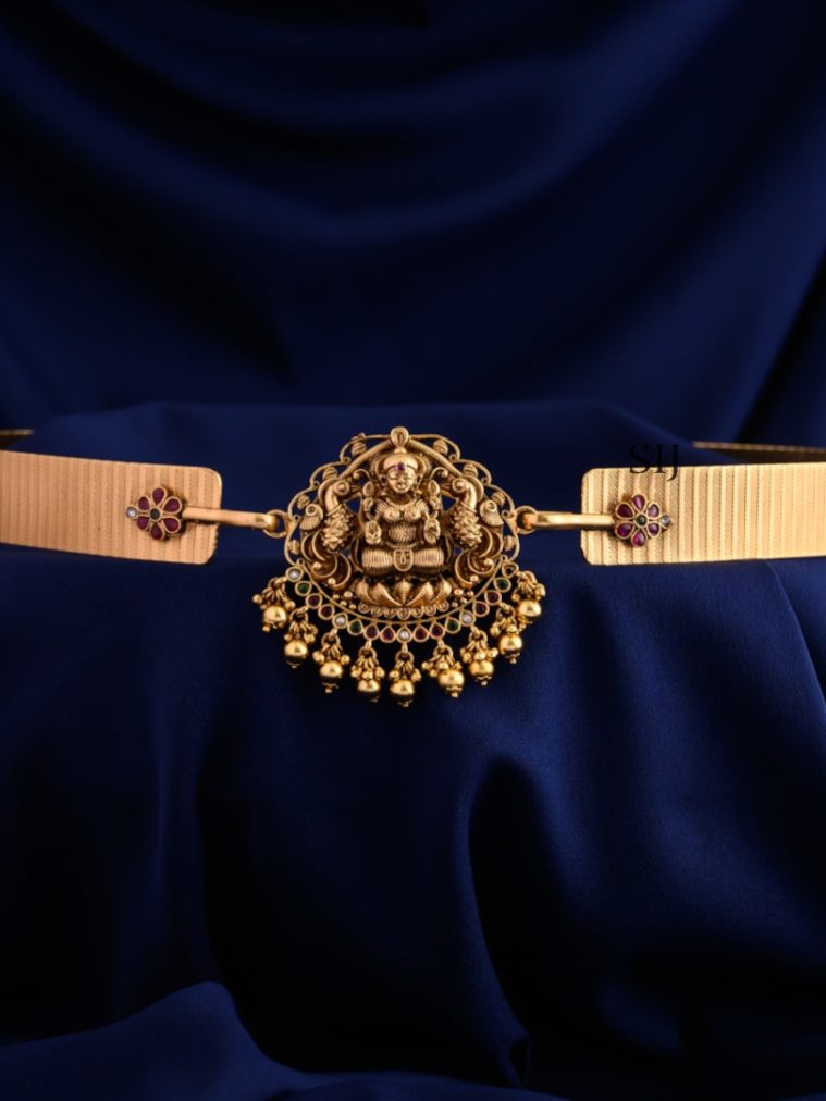 Lakshmi Peacock Bridal Hip Belt AJPIHB03106