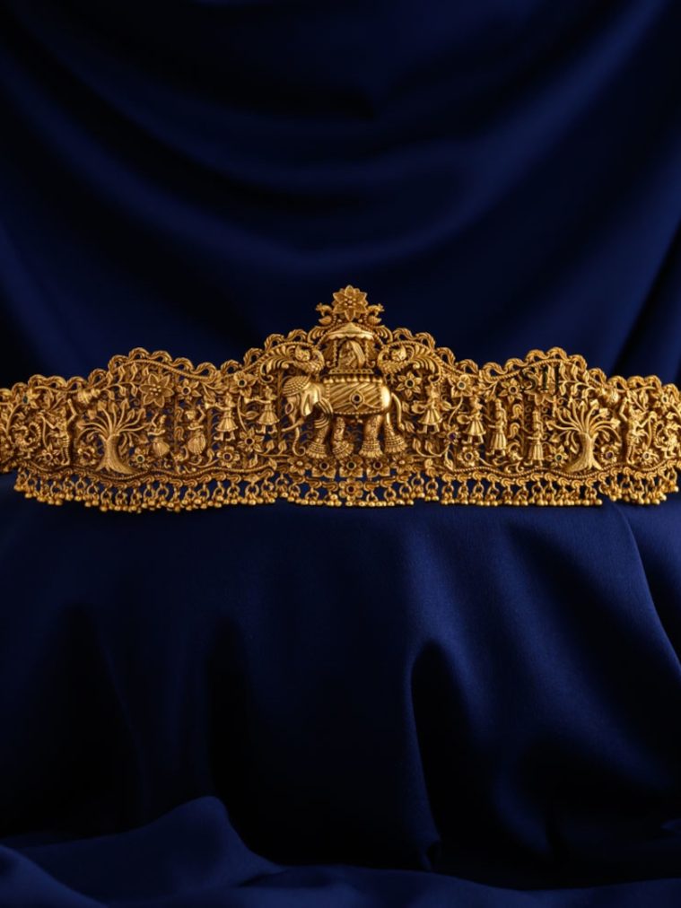 Palakku Bridal Hip Belt AJPIHB03112