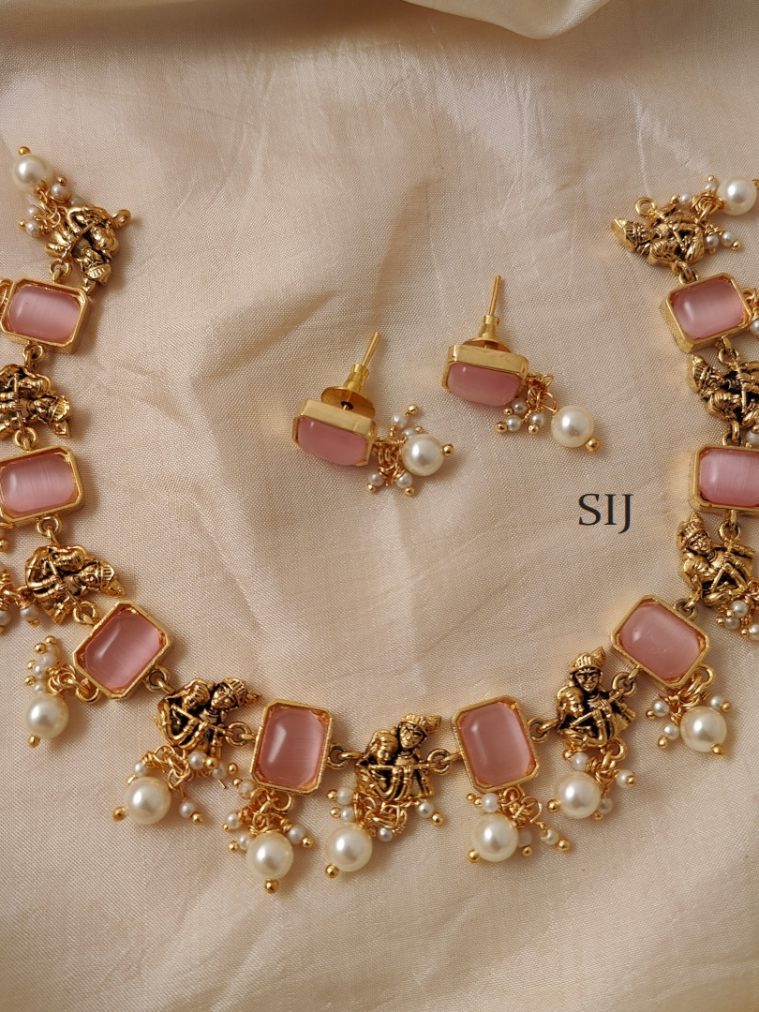 Pearl AD Necklace AJPIN03143