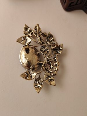 Crystal Saree Brooch AJPIS03194