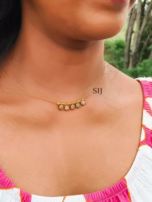 Stone Invisible Necklace LOCIN00038