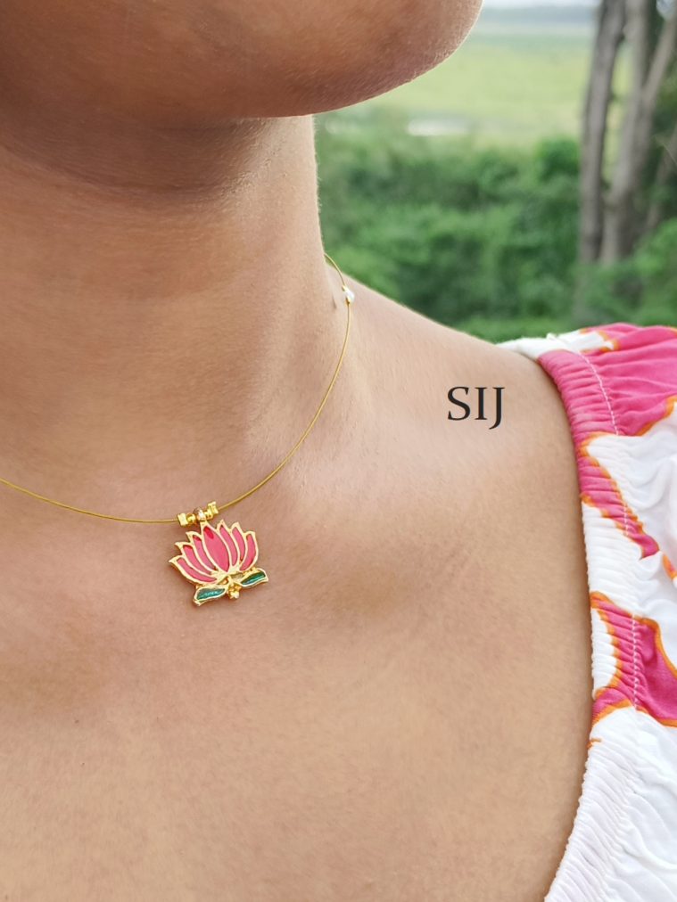 Lotus Invisible Necklace LOCIN00042