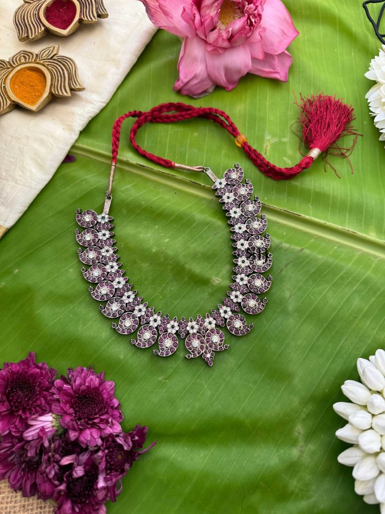 Black Polish Kemp Necklace MAAIN0000049