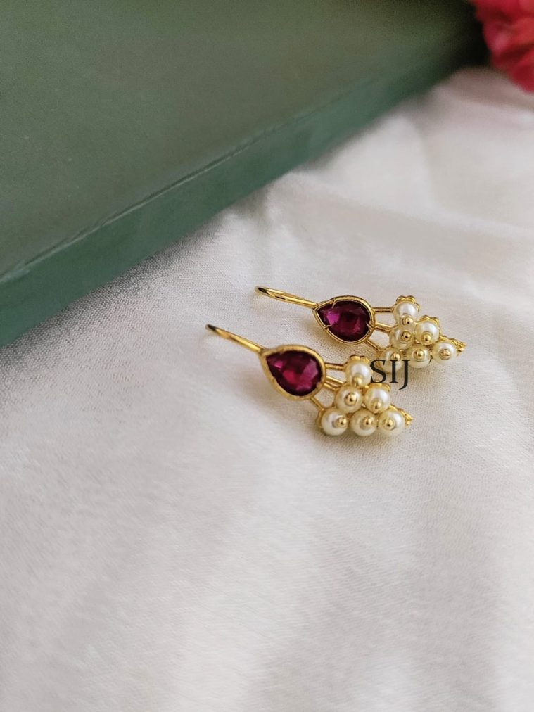 Pearl Hook Earrings DEVIE00626