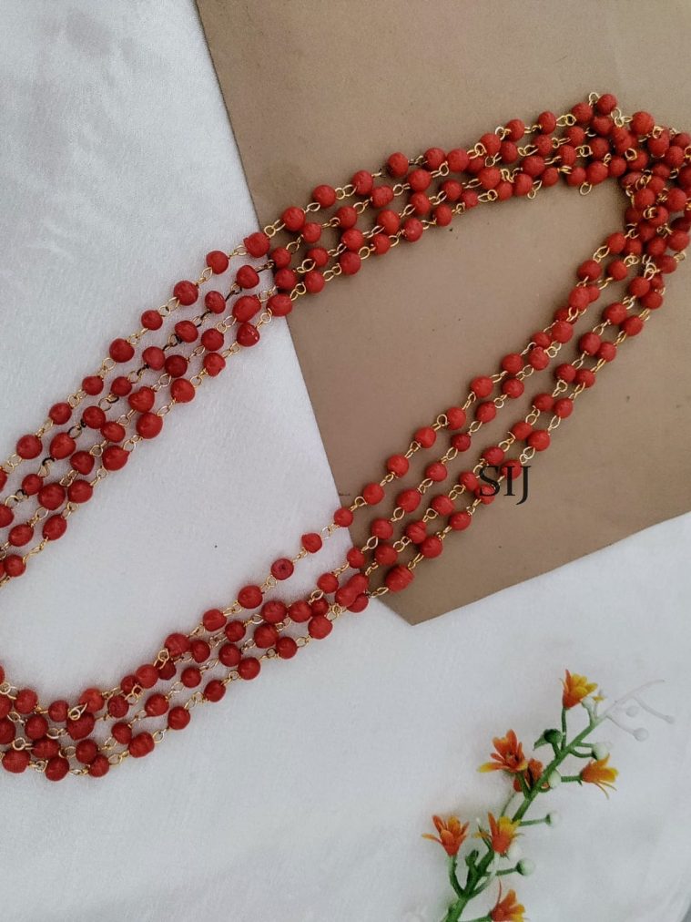 Layer Bead Long Necklace DEVIL00627