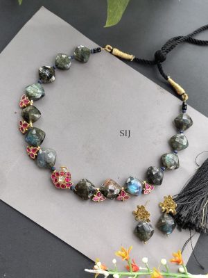 Jadau Kundan Beaded Necklace DEVIN00657