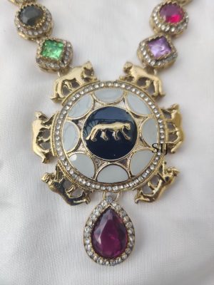 Multi Stone Necklace AKSIN00009