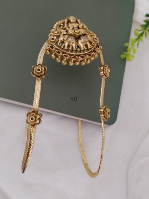 Antique Lakshmi Armlet (Vanki) DEVIAR00637