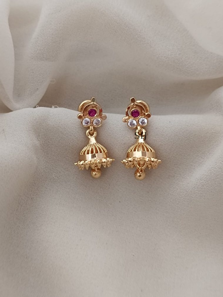 Antique Screw Back Jhumkas ARJIE02596