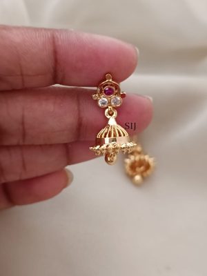 Antique Screw Back Jhumkas ARJIE02596