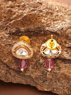 Beads and Polki Pendant Chain ABDIPC02062
