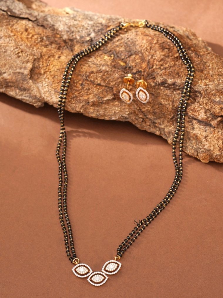 Black Beaded Mangalsutra ABDIMG02069