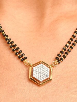 Black Beaded Mangalsutra ABDIMG02070