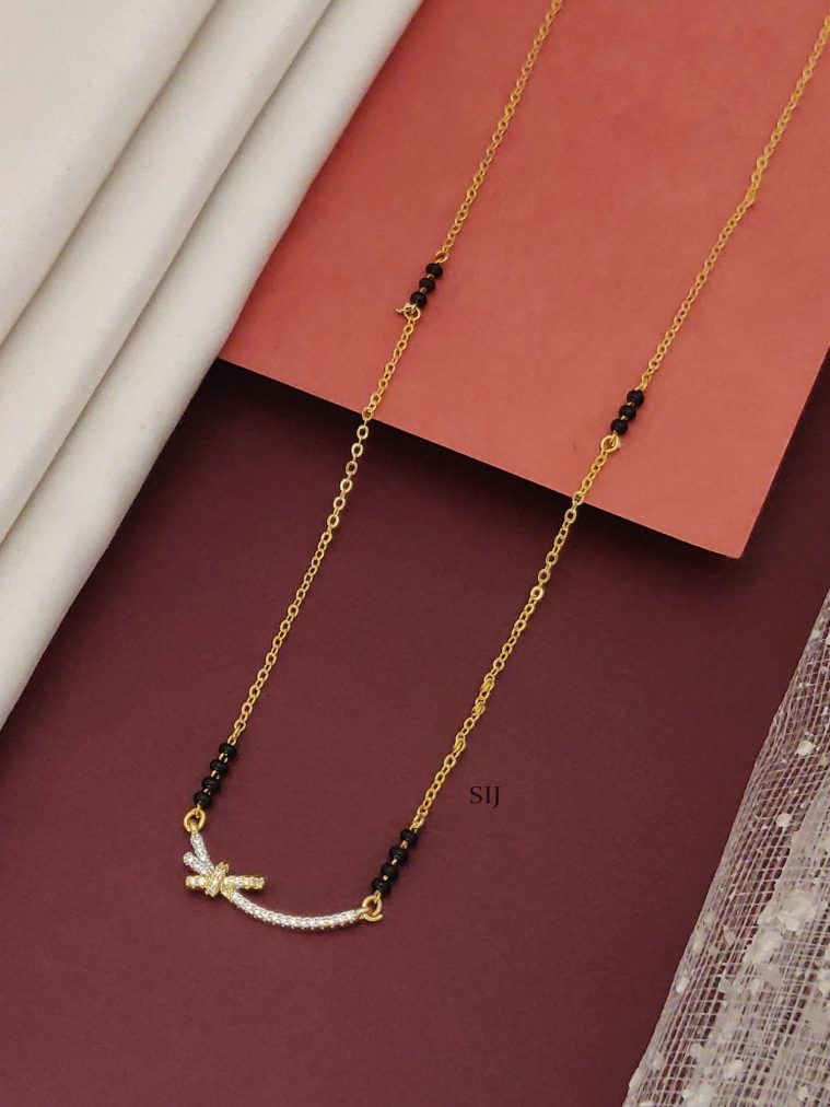 Black Beads Mangalsutra ABDIMG02095