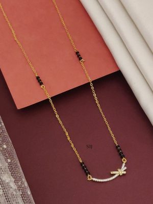 Black Beads Mangalsutra ABDIMG02095