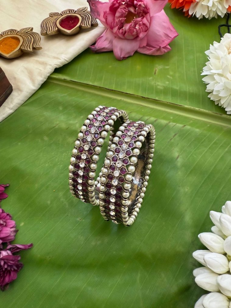 Black Polish Kemp Bangles MAAIB0000052