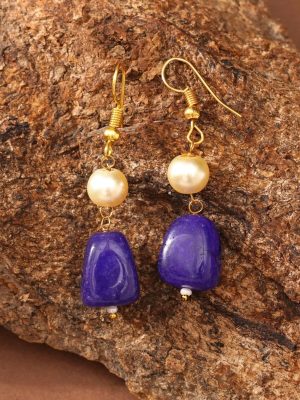 Blue Jaipuri Stone Pearl Chain ABDIPC02065