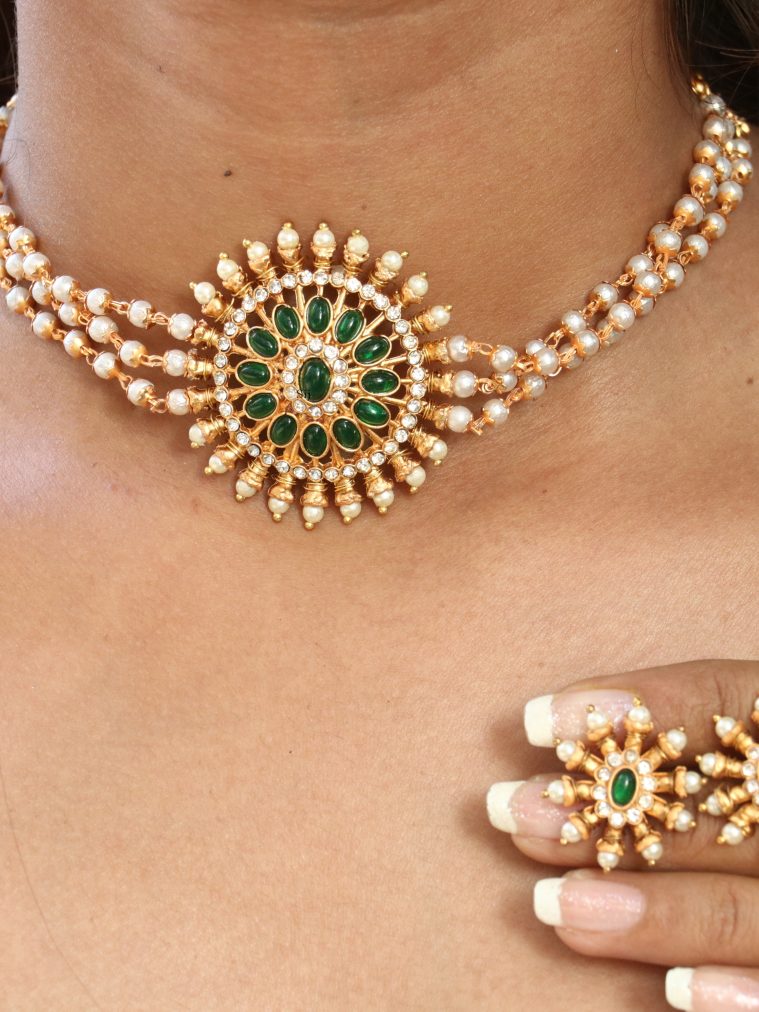 Chakra Pearl Choker ACCIC02232