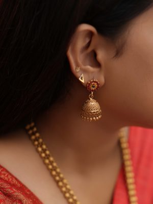 Gold Beaded Haram VARIL01107
