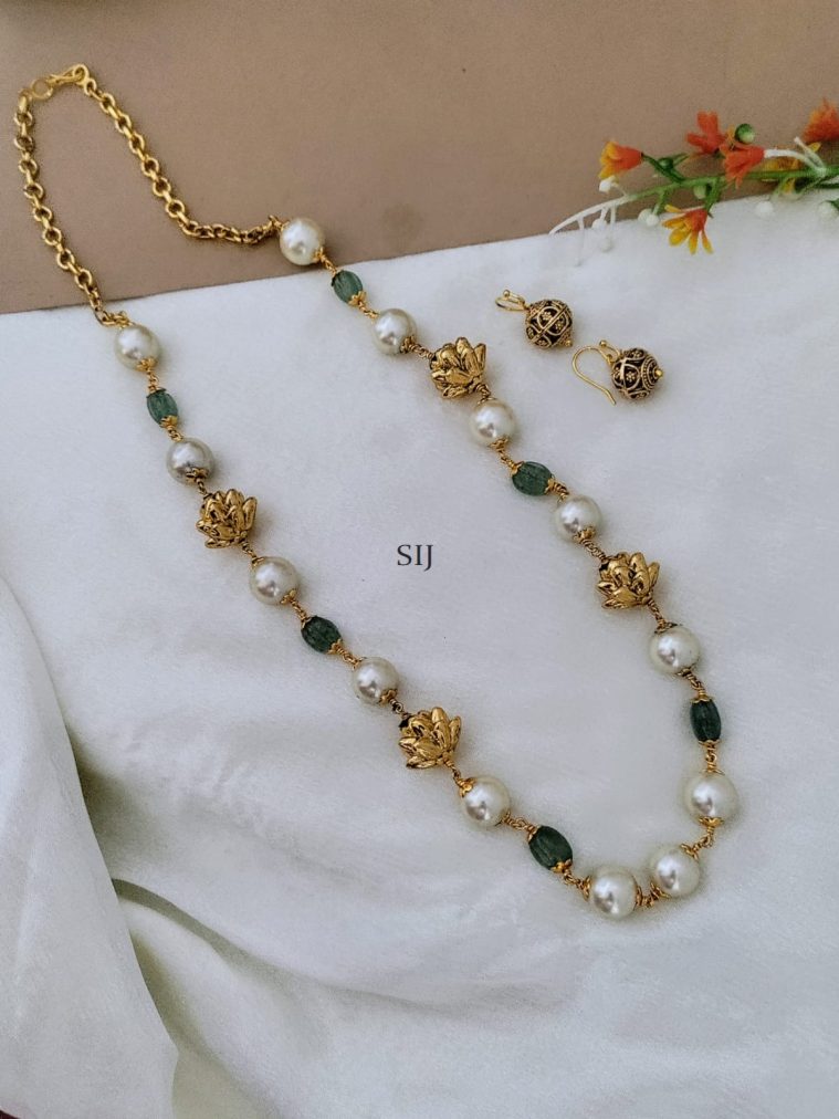 Green Beads Lotus Pearl Haram DEVIL00634