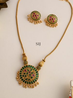 Green Kemp Necklace AJPIN03173