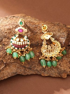 Handmade Meenakari Necklace with Tikka