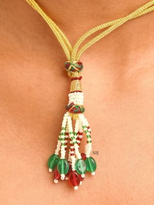 Handmade Meenakari Necklace with Tikka