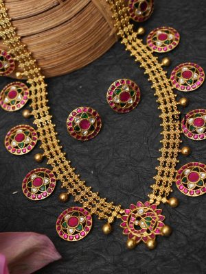 Polki Stone Necklace RIMIN01443
