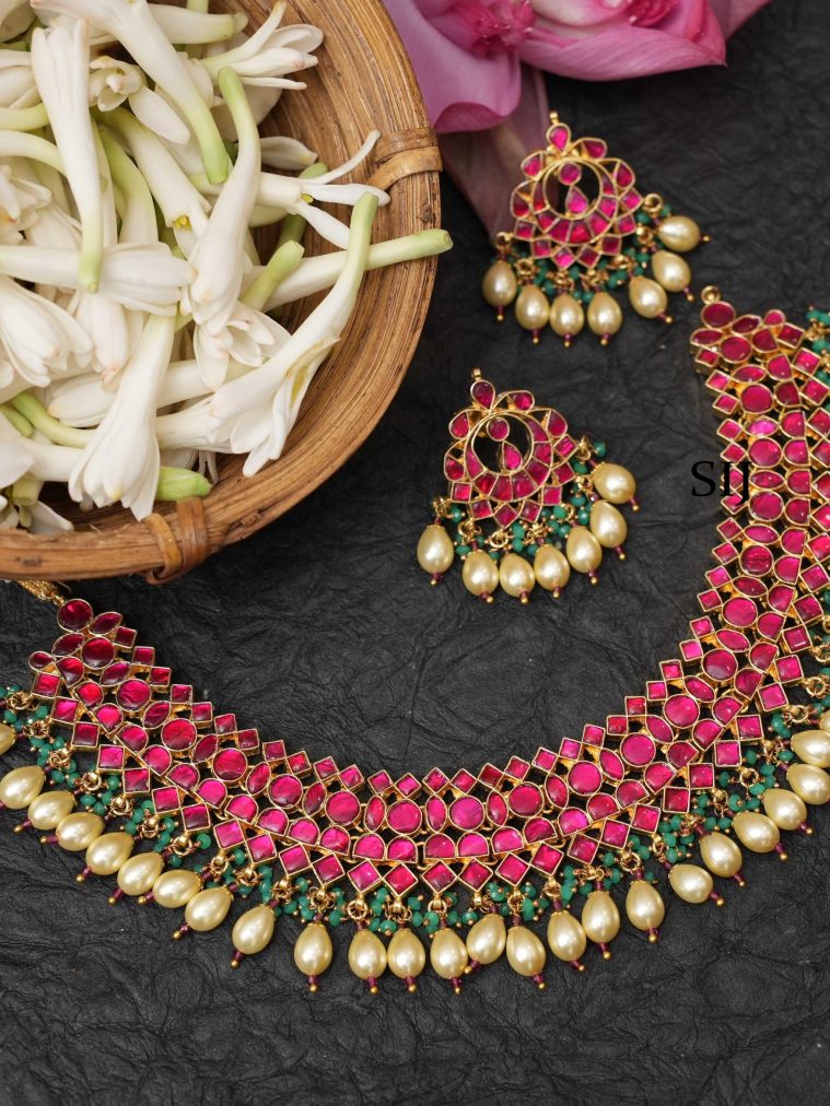 Polki Stone Necklace RIMIN01444