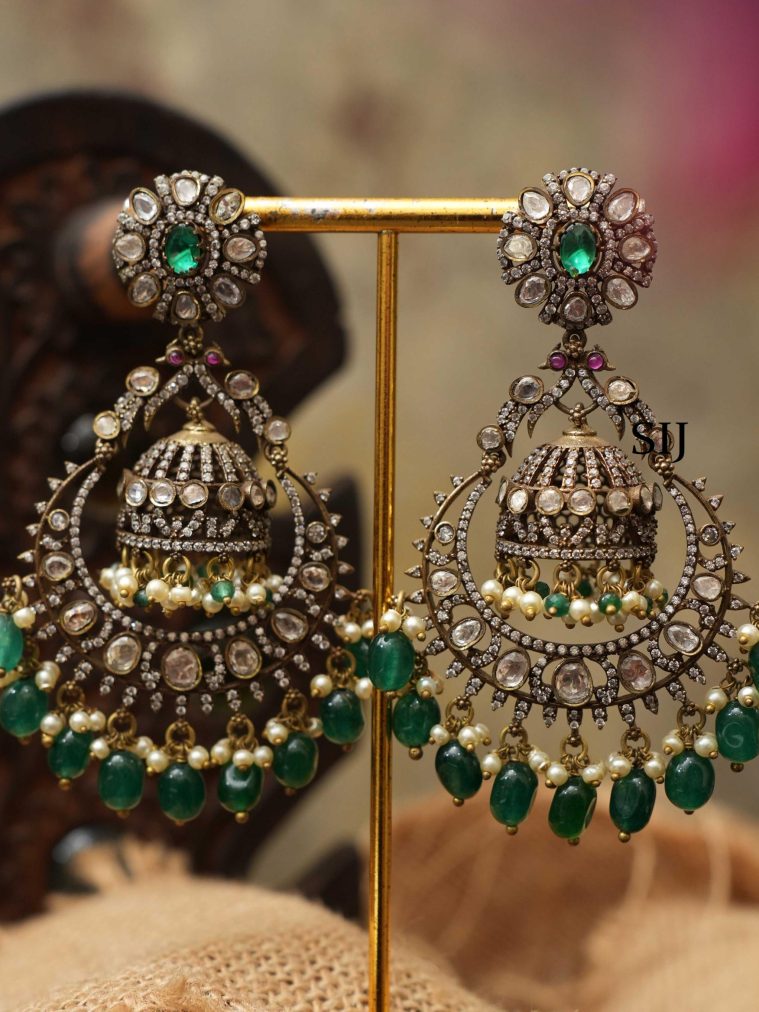 Victorian Chandbali Earrings RIMIE01448