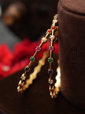 Navaratna Stone Bangles RIMIB01451