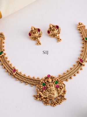 Nakshi Multi Stone Necklace AJPIN03174
