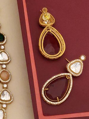Navaratna Polki Necklace ABDIN02099