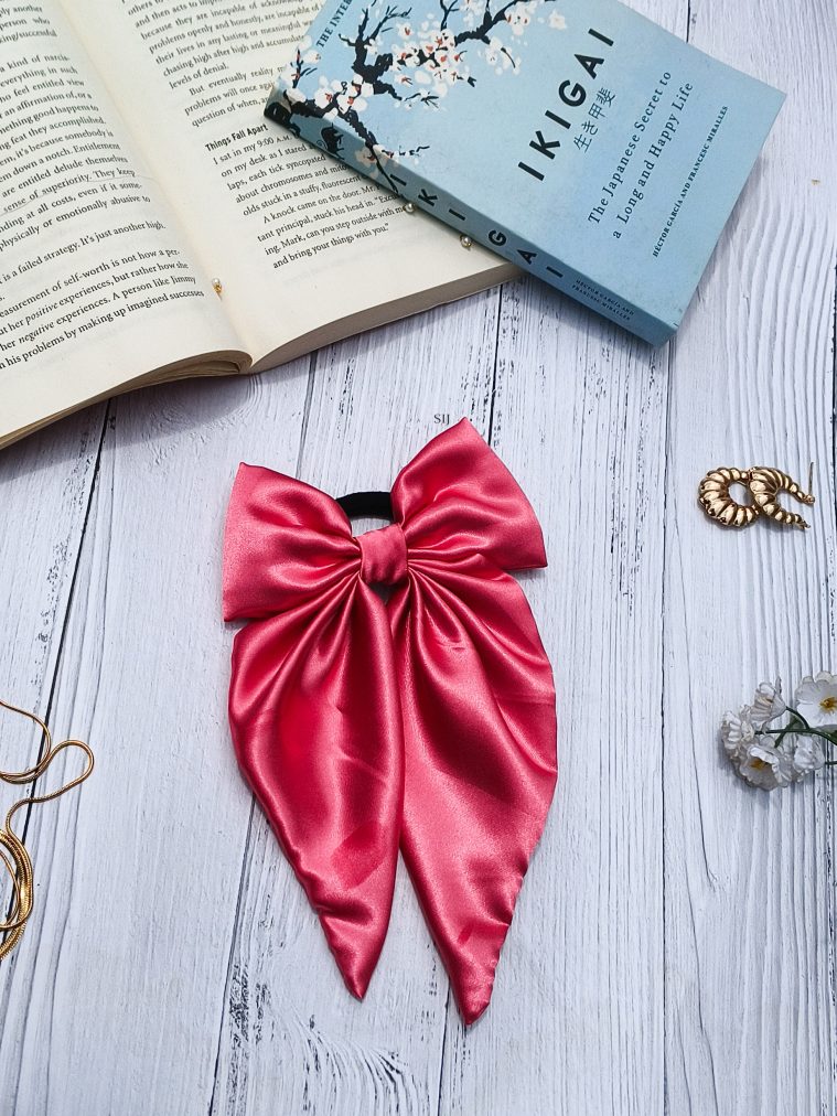 Peach Hair Bow LOCIHA00035