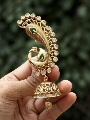 Peacock Ear Cuff Jhumkas ACCIE02279