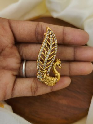 Peacock Saree Pin(Saree Brooch) AJPIS03204