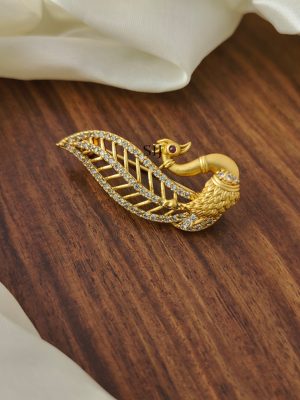 Peacock Saree Pin(Saree Brooch) AJPIS03204