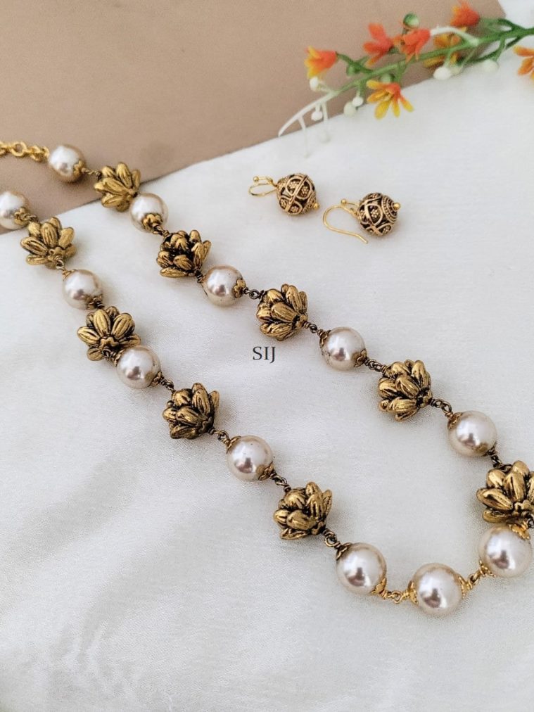Pearl Lotus Beads Haram DEVIL00633