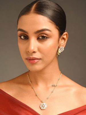 Polki Pendant Chain ABDIPC02058