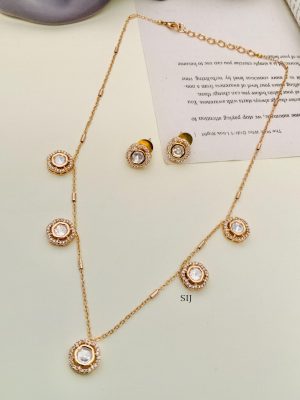 Polki Pendant Chain ABDIPC02059