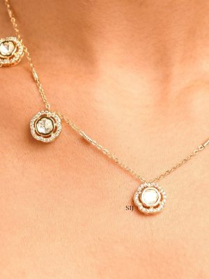 Polki Pendant Chain ABDIPC02059