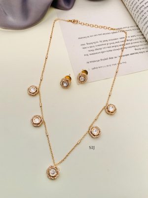 Polki Pendant Chain ABDIPC02059