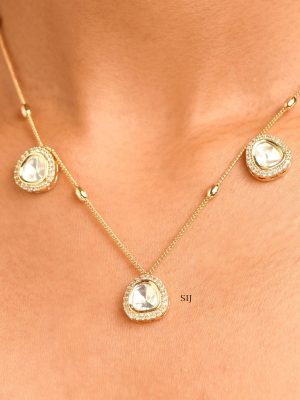 Polki Pendant Chain ABDIPC02060