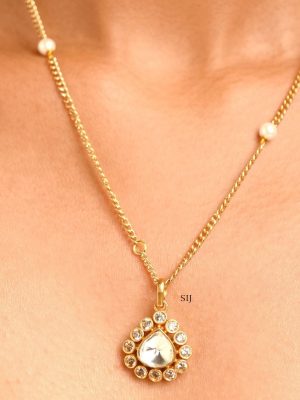 Polki Pendant Chain ABDIPC02061