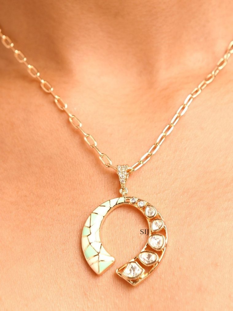 Polki Pendant Chain ABDIPC02064