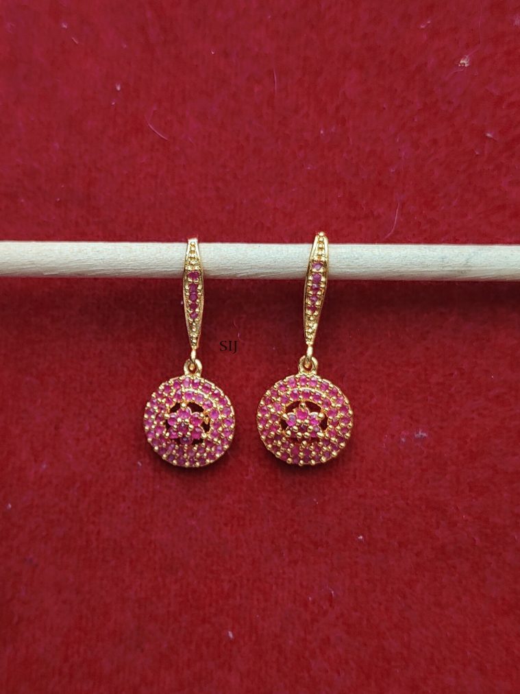 Ruby Hook Earrings DHEIE02508