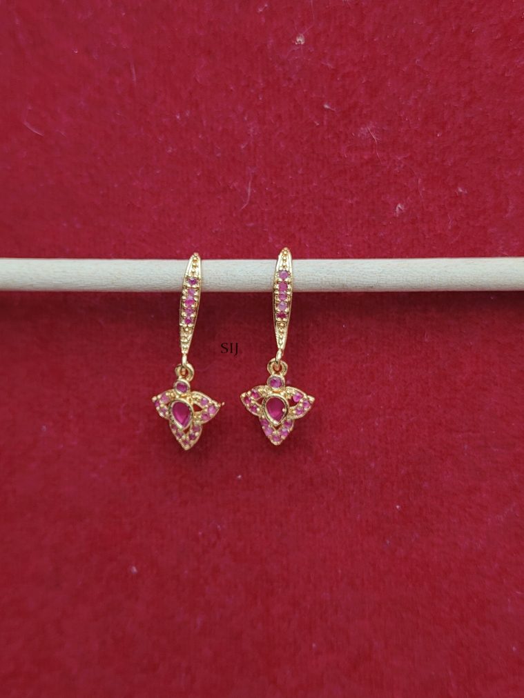 Ruby Hook Earrings DHEIE02512