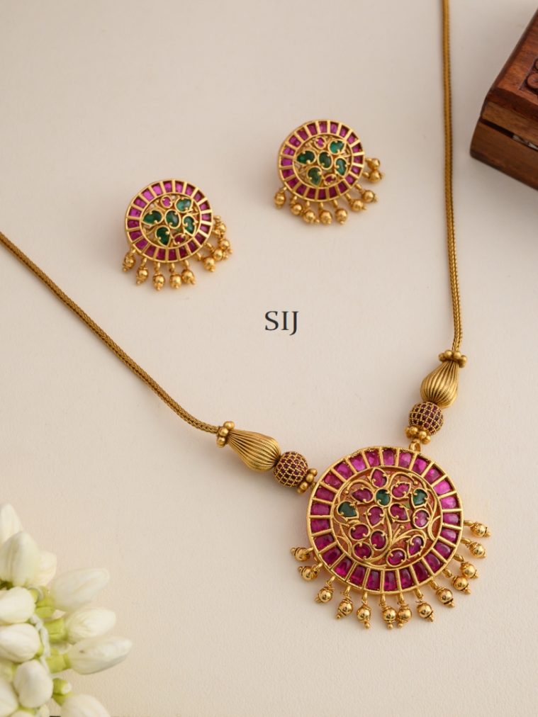 Ruby Kemp Necklace AJPIN03172